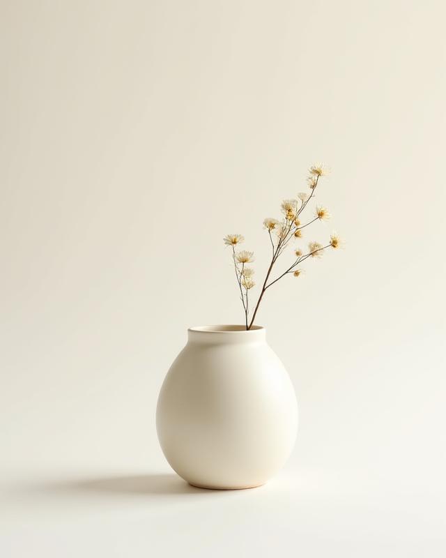 ミニマリストデザインの花瓶